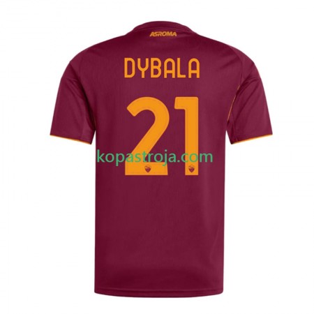 Billiga Fotbollströjor AS Roma Dybala 21 Hemma tröja 2025/26 Kortärmad